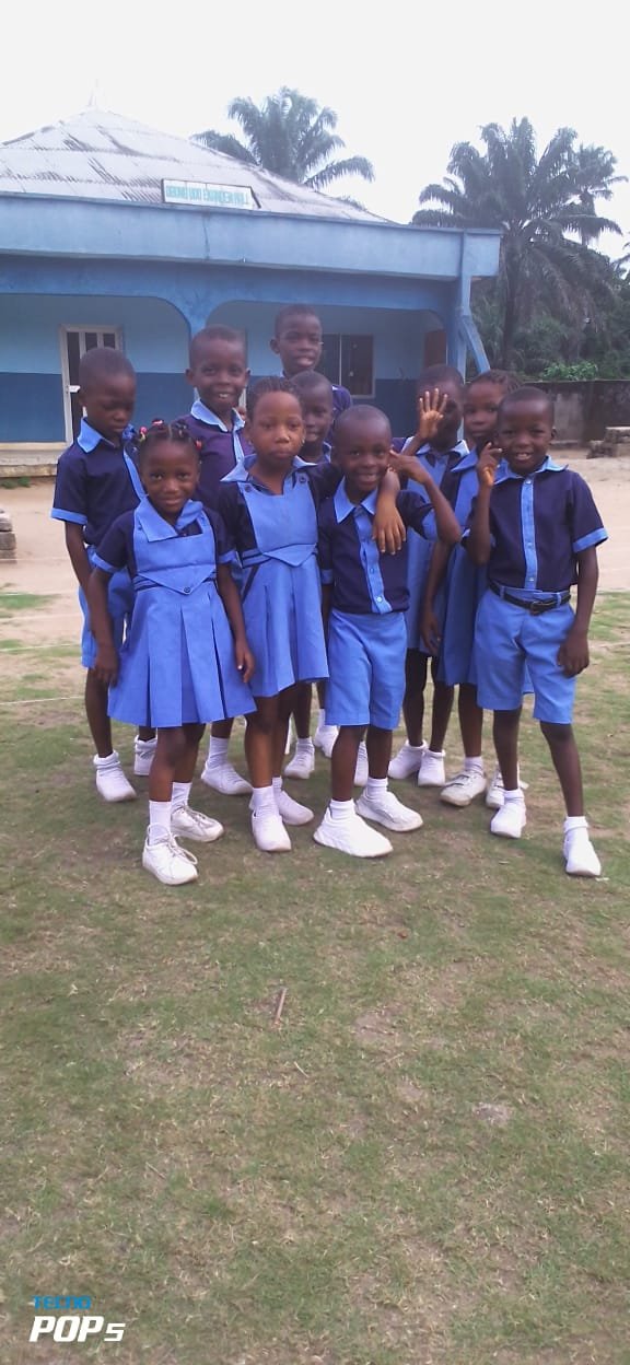 Students at Model Foundation Academy